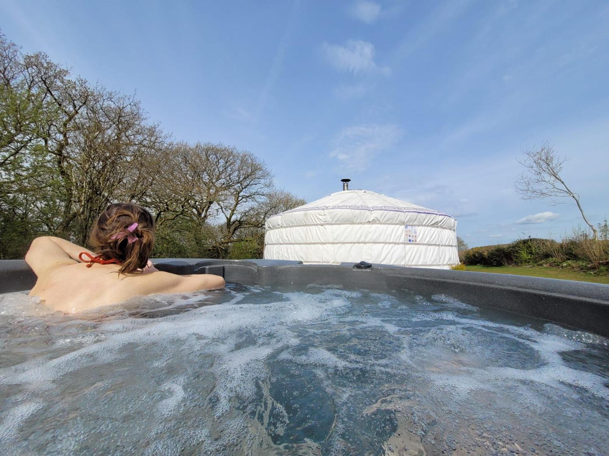 阿曼福德 Gilfach Gower Farm Luxury Yurt With Hot Tub酒店 外观 照片