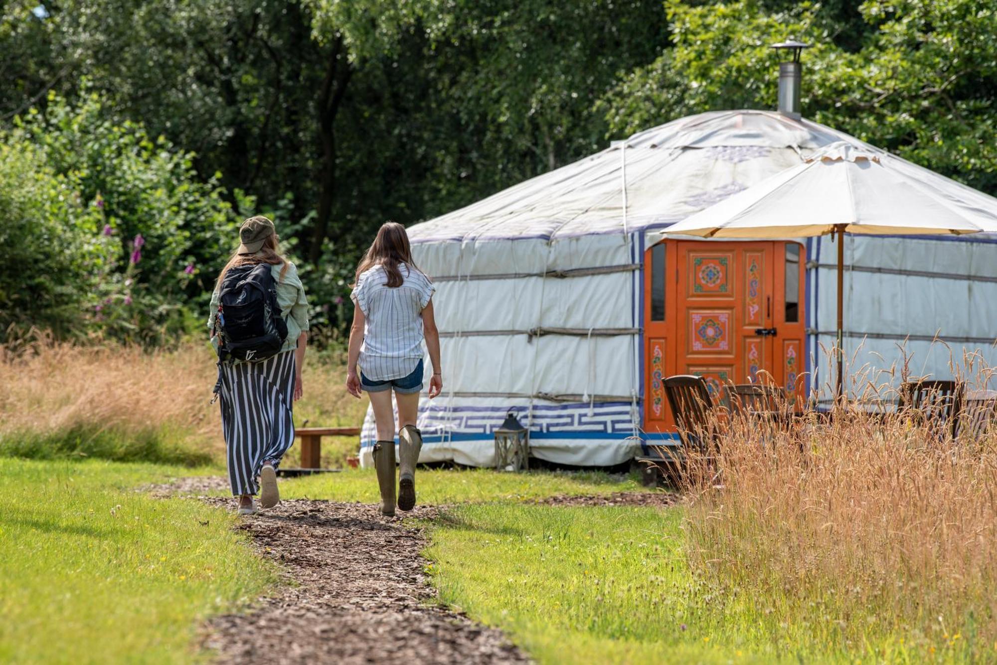 阿曼福德 Gilfach Gower Farm Luxury Yurt With Hot Tub酒店 外观 照片