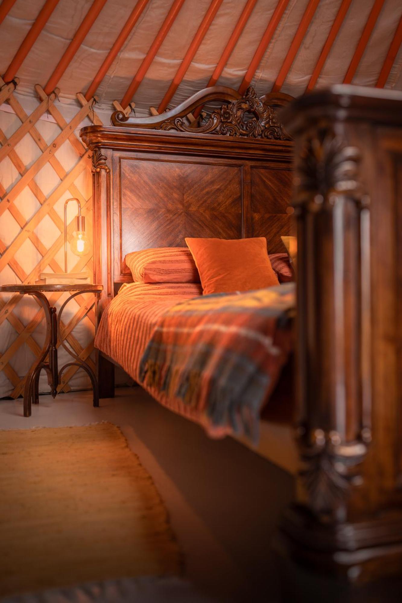 阿曼福德 Gilfach Gower Farm Luxury Yurt With Hot Tub酒店 外观 照片