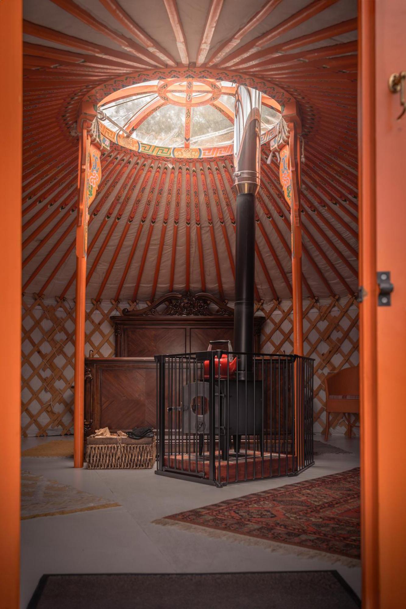 阿曼福德 Gilfach Gower Farm Luxury Yurt With Hot Tub酒店 外观 照片