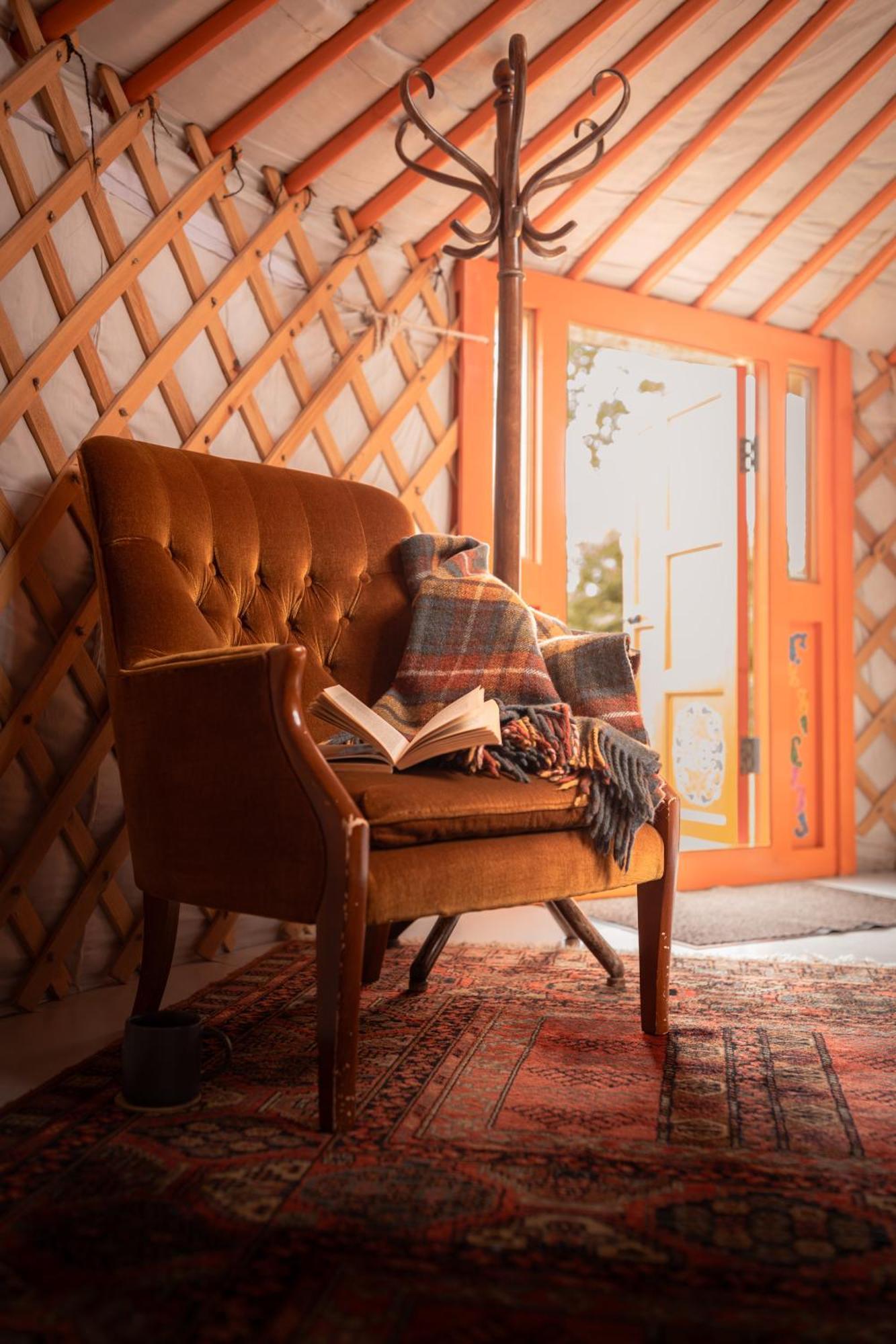 阿曼福德 Gilfach Gower Farm Luxury Yurt With Hot Tub酒店 外观 照片